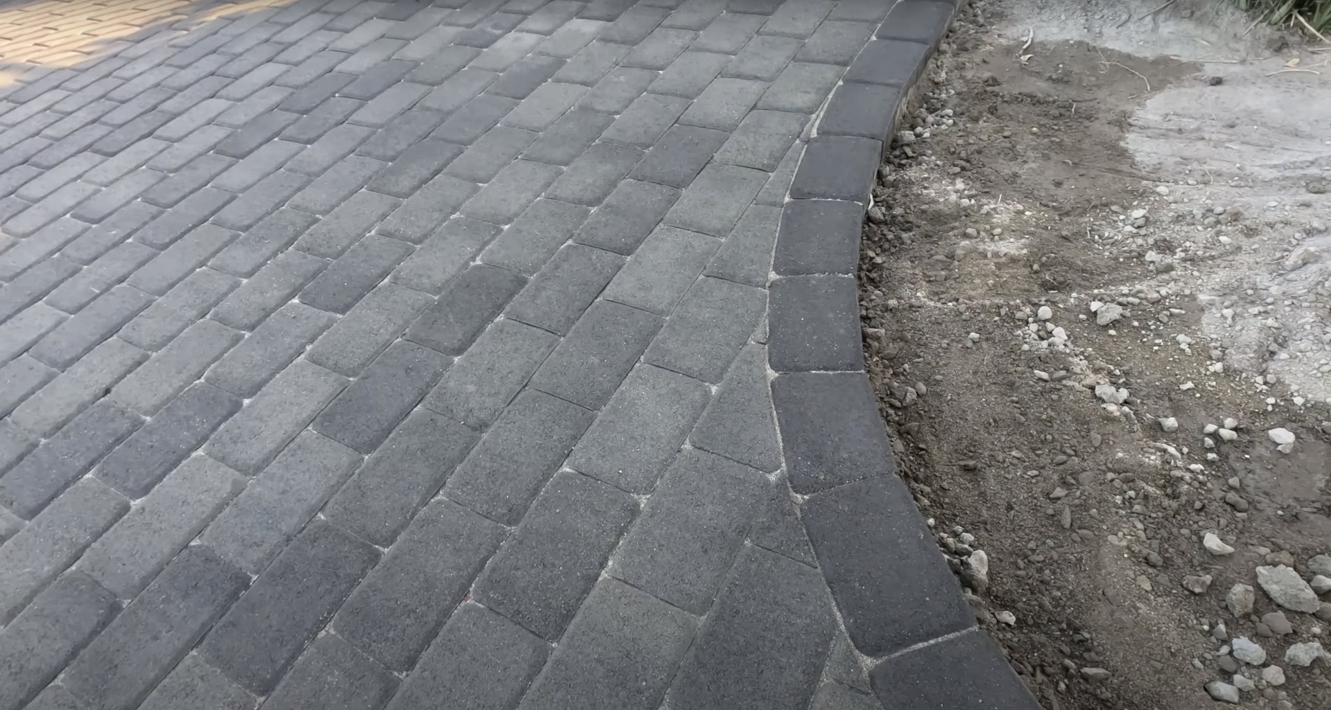 Professional paver and decorative concrete installation Decorative concrete paver installation with geometric pattern